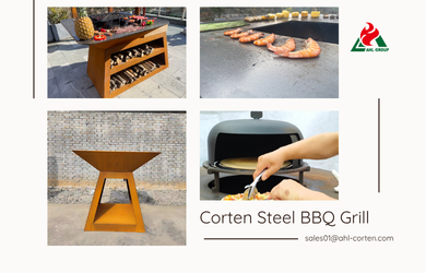 Corten Steel BBQ Grill